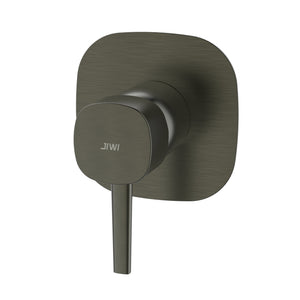 Acabamento Monocomando de Chuveiro Traços Curvos - Base Docol - Grafite | Jiwi