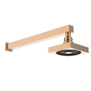 Ducha Autolimpante 12x12 - De Parede - Rose Gold | Jiwi