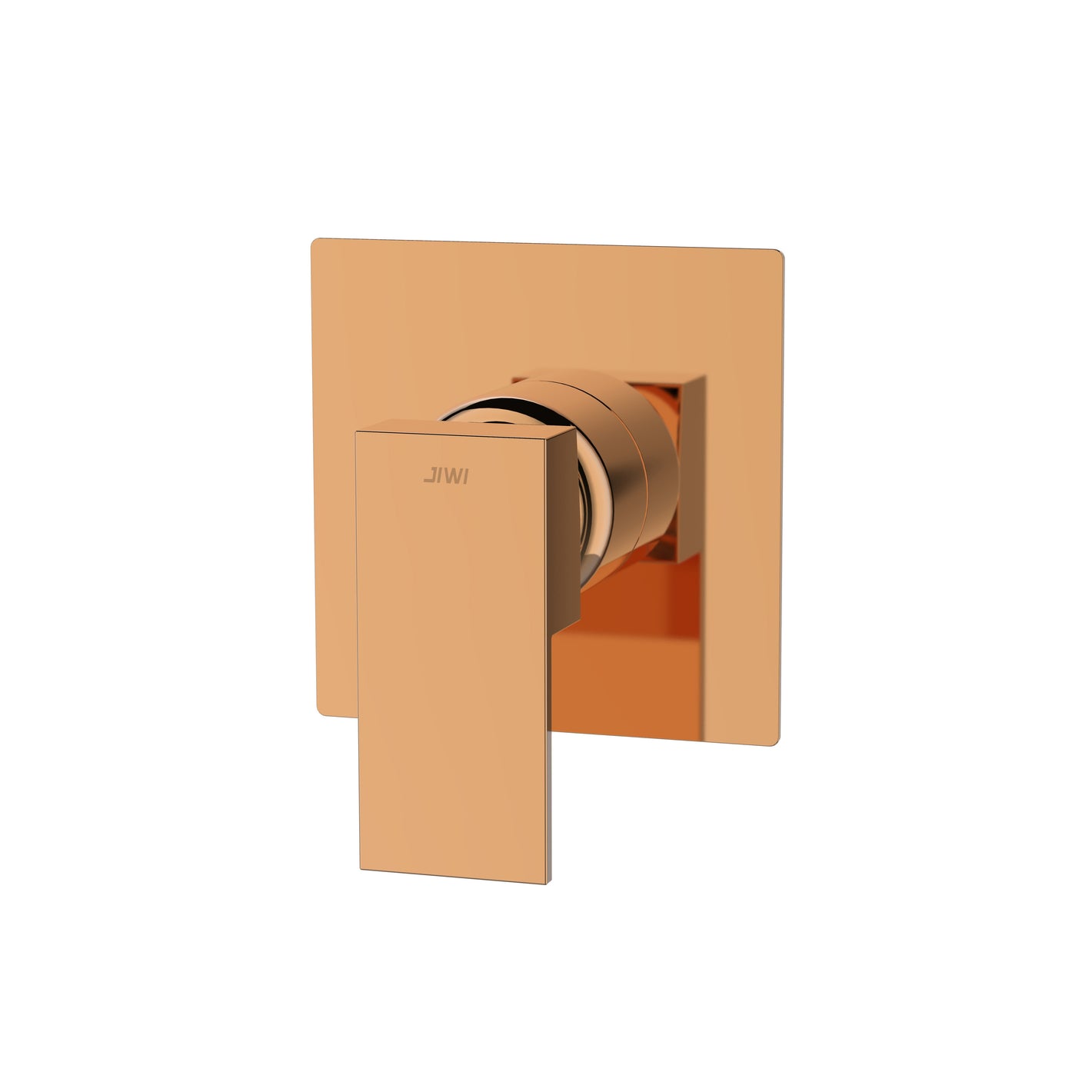 Acabamento Monocomando de Chuveiro Traços Retos - Base Docol - Rose Gold | Jiwi