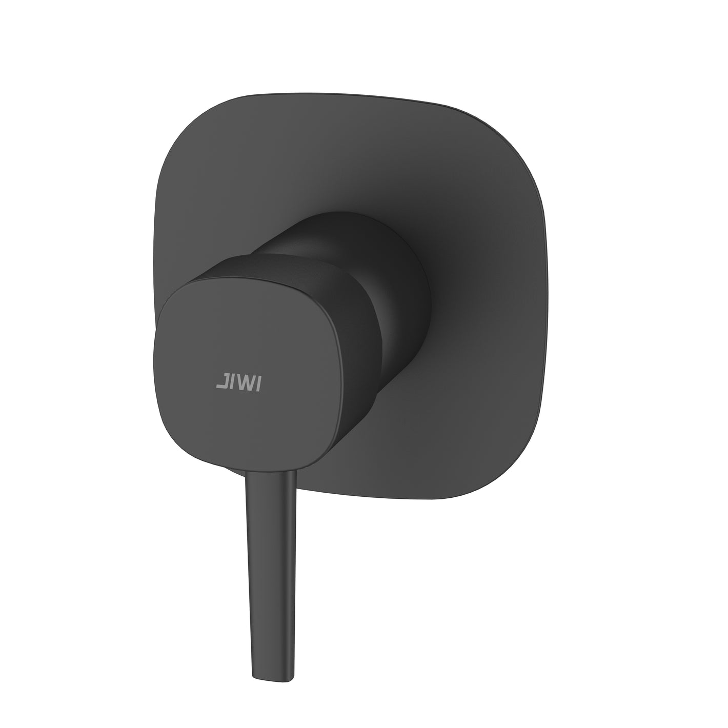 Acabamento Monocomando de Chuveiro Traços Curvos - Base Deca - Black | Jiwi